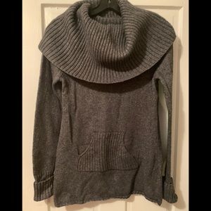 Gap Long Sleeve Gray Cowl Neck Sweater